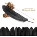 120Pcs 6-8 Inch Black Goose Feathers for DIY Halloween Decor, Cosplay & Crafts - Buy Online on GoSupps.com