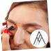 VINTORKY Golden Ratio Ruler 1pc Second Generation Scale Metal Dies Stainless Steel Ruler Eyebrow Ruler Tool Measuring Tool 25x5x0.6cm Black - Buy Online on GoSupps.com