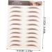 DOITOOL 8 Sheets Imitation Eco Eyebrow Sticker Stickers False Eyebrows for Women Makeup Eyebrow Sticker 6d - Buy Online on GoSupps.com