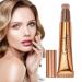 Stick | 15ml Multifunctional Bronzer Pen Makeup Creamy Texture Highlighting Shade Makeup with Air Cushion Applicator Coatuiyo