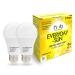 NorbEVERYDAYSUN Full Spectrum Light Bulb with Sun-Mimicking Technology for Energy, Mood & Performance, Supports Sleep/Wake Cycles, 5000K, 9W, Standard Base, 2 Pack, US Based, Budget-Priced