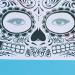 Frcolor 2pcs Temporary Skeleton Tattoos Day of The Dead Supplies Waterproof Face Tattos for Halloween - Buy Online on GoSupps.com