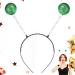 YUXIANLB Alien Headband for Adults Women Glitter Alien Costome Accessories Alien Antenna Headband for Space Theme Party Costume Outfit(Green)
