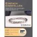 Jeracol Titanstahl Magnetic Hard Band for Women | Adjustable 3500 Gauss Magnetic Bracelet with Distance Tools | Silver Jewelry - Buy Online on GoSupps.com