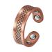 Copper Rings for Women Pure Copper Retro Adjustable Magnetic Ring Copper Jewelry Present (0935)