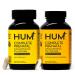 HUM Complete Prenatal Multivitamin for Women with Folate DHA and Choline 23 Nutrients for Daily Support Gluten Free Non GMO Supplement for Pre During and Post Pregnancy 30 Vegan Capsules