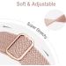 Adjustable Braided Solo Loop Apple Watch Band 38mm/40mm/41mm - Starlight/Pink | Elastic Sport Wristband for iWatch Series 8-1 SE - Buy Online on GoSupps.com