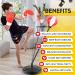 Officygnet Punching Bag Set for Boys 5-12 Years | Boxing Bag with Gloves | Adjustable Height Kids Punching Bag | Great Gift for Christmas, Birthdays - Buy Online on GoSupps.com