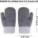 QKURT 3 Pairs Toddler Mittens - Lined Fleece Thermal Kids Gloves for 3-5 Years Old Boys and Girls - Buy Online on GoSupps.com