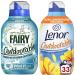 Fairy Outdoorable Non Bio Fabric Conditioner for Sensitive Skin Ultra Concentrated 35washes 490ml + Lenor Outdoorable Fabric Conditioner Ultra Concentrated Summer Breeze Scent 33washes 462ml