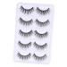 5 Pairs 3d False Eyelashes Thick Eyelashes Synthetic Fake Lash Diy Fake Eyelash Lash Extension Supplies Eyelashes Extension Long Fake Eyelashes Chemical Fiber Curly G800 Extend