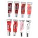 FRCOLOR 8pcs Pearl Jelly Lipstick Diamond Shinning Lipstick Clear Lip Oil Transparent Lip Gloss Hydrating Lip Oil Clear Lip Gloss Makeup Accessory Fruit Oil Miss Flash Moisture Cream