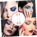 WOONEKY 50pcs Two-color Eyeshadow Brush Eye Shadow Brush Comestic Tools Plastic Handle White - Buy Online on GoSupps.com