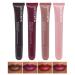 KUIRUNRX® Transparent Lip Gloss, Creamy Texture Lipstick, For Long-Lasting Glamour, Smooth and Shiny Texture, Moisturized Lips(4 PCS)