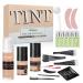 Lomansa Lash Tint Black and Brown Eyelash Dye Eyebrow Tint Instant Cream Hair Eyebrows Eyelashes Tinting Natural-Looking Effects with All Tools Black Brown