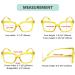 Eyekepper 5 Pack Square Reading Glasses for Women - Large Frame Readers - 2 Pairs Yellow +1.50 Diopters - Stylish & Comfortable Optical Solution - Buy Online on GoSupps.com