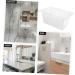 Garneck 4-Piece Under Sink Spice and Storage Baskets - Organize Your Kitchen & Living Room - White PP Cabinet Organizer - Buy Online on GoSupps.com