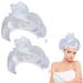 2 pieces of dry hoods for hair net ploping cap reusable ploping network curl diffuse cap suitable for long/short/curly/smooth hair