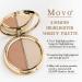 Movo 2-in-1 Highlighter Palette - Shimmer Glitter Natural & Brown Makeup Gift Set - 4 Ounce - Buy Online on GoSupps.com