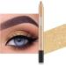 High Pigmented Metallic Eyeshadow Stick - Waterproof Cream Shimmer Eye Shadow Pencil - Champagne Gold Neutral Eyeliner Pen - Long-Lasting Prime Makeup - Buy Online on GoSupps.com