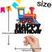 Train Happy Birthday Cake Topper Decorations with Multicolored Train for Birthday Theme Baby Shower Party Decor Supplies - Buy Online on GoSupps.com
