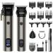 SOLIMPIA Hair Clipper&Trimmer Professional Barber Home Grooming Kit Rechargeable Electric Beard Body Hair Trimmer Cordless Hair Clipper for Men Kid
