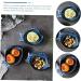 Milisten 2pcs Ceramic Saucer Ice Cream Bowls Sauce Dipping Dish Snack Plate Vinegar Dish Condiment Dishes Sauce Dipping Bowls Dressing Dishes Food Trays Side Dish Seasoning Dish Ceramics - Buy Online on GoSupps.com