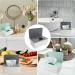 Anruyi 2-Pack Wet Wipes Box - Stylish Plastic Tissue Storage for Kids' Clothing Home & Office - Green & Gray - Buy Online on GoSupps.com