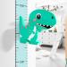 Baby yardstick height diagram for children's room decoration 3D movable dinosaurs vertical meter kindergarten animal yeast blades rollable wall containers