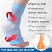 4 Pairs Neuropathy Plantar Fasciitis Compression Socks for Pain Relief - S Blue - Buy Online on GoSupps.com