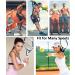 Siskok Sports Wrist Bands - 4PCS Sweat Bands for Men and Women - Wristbands for Tennis, Basketball, Fitness - Wicking and Absorbent Hand Protector Sleeve - Buy Online on GoSupps.com