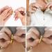 OHINGLT Slide Lock Necklace Clasps - 4PCS Multi-Strand Tube Connectors in Gold and Silver - Buy Online on GoSupps.com