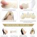 8 Pairs Anti-Slip Heel Pads for Loose Shoes | Heel Grips for Men & Women | Cushioned Inserts to Prevent Rubbing & Blisters - Black & Beige - Buy Online on GoSupps.com