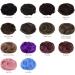 REECHO Space Bun Hair Pieces 2 PCS Mini Claw Clip in Messy & Cat Ears Fake Hair Bun Extensions Wig Accessory Updo Hairpieces for Women Girls (Pack of 2-3" Straight Natural Black) Pack of 2 - 3" Straight Natural Black - Buy Online on GoSupps.com