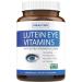 Lutein Eye Vitamins (Non-GMO) Vision Support Supplement for Tired and Dry Eyes - Maintain Vision Health with Zinc & Powerful Bilberry Milk Thistle Grape Seed and Turmeric Extracts - 60 Capsules