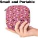 Pink Cartoon Girl Heart Pattern Storage Bag Portable Menstrual Cup Holder for Women & Teens - Buy Online on GoSupps.com