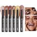  Generisch Cream eyeshadow pencil for women | 6 long-lasting soft cream colors for weddings carnivals parties travel long-lasting for parties and holidays easy to apply - Buy Online on GoSupps.com