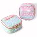 Sanitary Napkin Storage Bag Portable Menstrual Cotton Pad Storage Holder Travel Menstrual Period Sanitary Pouch Tampons Bag Suit for Lace Pearl Decoration Women's Personal Item Coin Purse Makeup(2Pc)