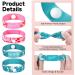 MEIYYJ Anti Sickness Travel Bands for Adults & Pregnant Women - Motion Sickness Relief (Small Size) - Green Leaf Pink Love - Buy Online on GoSupps.com