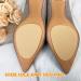 6 Pairs Shoe Sole Non Slip Pads - Heel Anti Skid Protectors - Rubber Grip Bottom Cushions - Beige - Buy Online on GoSupps.com