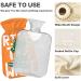 NAANLE Cartoon Krokodil 1L Heat Bottle with Cover - Transparent Hot Water Bottle for Bed Hand and Foot Pain Relief & Heat Therapy - Buy Online on GoSupps.com