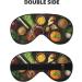 Cartoon Vegetable Fruit Print Double-Sided Eye Mask | Soft Light Blocking Sleep Mask for Quality Rest - Buy Online on GoSupps.com