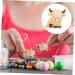 ADOCARN 10pcs Animal Silicone Beads Toy Baby Cartoon Highland Beads 2.8x2.7cm - Buy Online on GoSupps.com