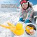 Cartoon Duck Snowball Maker Tool with Handle - 4PC Snow Ball Toys for Kids & Adults | Outdoor Winter Fun for Snowball Fights - Buy Online on GoSupps.com