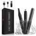 Sejoy Nose Ear Hair Trimmer for Men/Women Professional IPX7 Waterproof Wet/Dry to Use USB Rechargeable Cordless Trimmer 360 Stainless Steel Dual-Edge Blades Mute Motor Safe and Painless Black(upgrade)