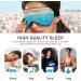 Xigua Breathable Eye Mask - Cool Feeling Sleep Cover for Summer Rest | Elastic Contoured Blindfold for Women & Men | Ideal for Travel, Beach, Seacoast & Boats - Buy Online on GoSupps.com