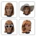 BHD Beauty 22'' Brown Female Bald Mannequin Head for Wig Making and Display - Professional Cosmetology Tool with T-pins for Eyeglasses and Hair Styling (Pack of 1) - Buy Online on GoSupps.com