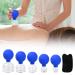 NATUCE cupboard 5 pieces cupping glass made of real glass with TPU suction ball professional cupboard therapy set cups cup set & fascia scraping set for buttocks neck body