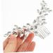 minkissy hair jewelry hair clips for girls hair side comb hair accessories for girls girl headpiece rhinestone hair clips rhinestone hair pin alloy bride European and American hair comb - Buy Online on GoSupps.com