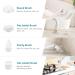 Tilswall M3 Brush Heads 4 Pack - Replacement Brush Heads for Electric Spin Scrubber - Ideal for Tile Grout, Floor, Tub, and Bathroom Cleaning - Buy Online on GoSupps.com